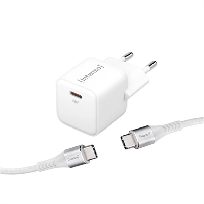 [AATCAT0403] Intenso | KIT Cargador GaN W30C + Cable USB-C
