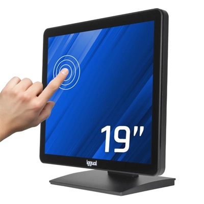 [FMOM190129] iggual Monitor táctil capacitivo 19" VGA HDMI USB