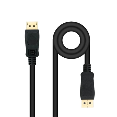 [AISCCI0716] Nanocable Cable Displayport 1.4 DP/M-DP/M 1,0m