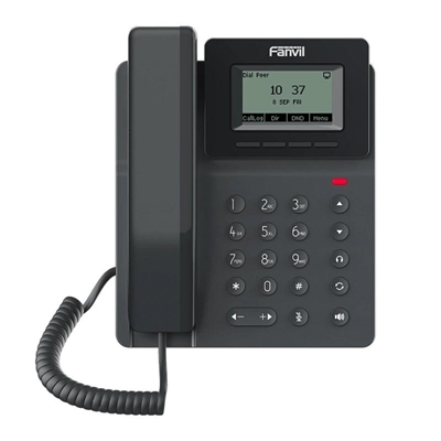 [NTITLI0174] Fanvil V50P 2 líneas SIP Pantalla 2.3" PoE 2x10/10