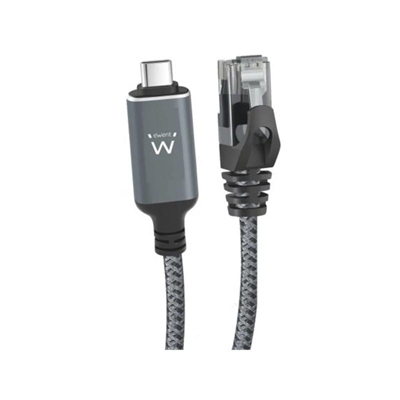 [AAOAAC0196] EWENT Cable USB-C 3.1 A RJ45 CAT6 FTP, 1Gbps, 1,5m