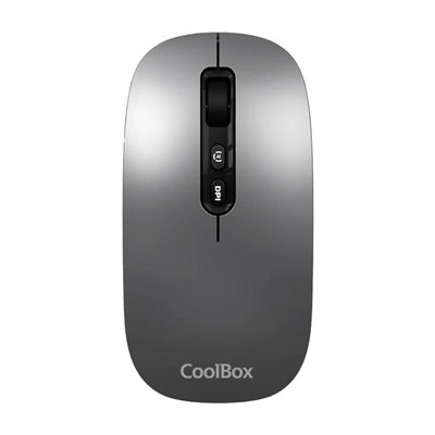 [FTRRIN0544] Coolbox Ratón W02-IA Inalámbrico RF+BT Gris
