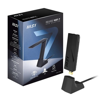 [NADAIN0298] MSI GUBE65 BE6500 WiFi7 USB Adapter
