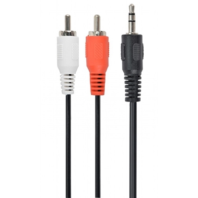 [AISCCI0468] Gembird Cable Audio MJACK RCA M/M 5 Mts
