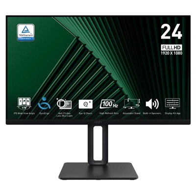 [FMOMLE1047] MSI MP245PG Monitor 23.8"100h VGA HDMI DP MM AA