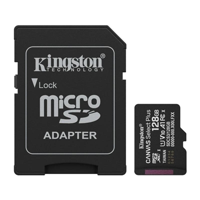 [MTMSDM0320] Kingston SDCS3/128GB microSD XC Gen3 150MB/s A1