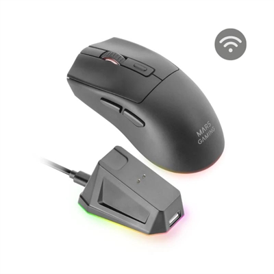 [FTRRIN0550] Mars Gaming Raton Ultraligero MMT3 blanco