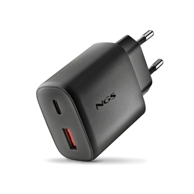 [AAOACR0302] NGS CARGADOR GAN ULTRARAPIDO 45W USB-C+ USB-A