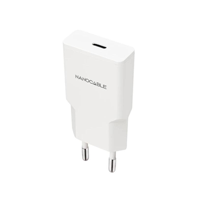 [AATCAT0517] Nanocable Cargador USB-C/PD 30W   Blanco