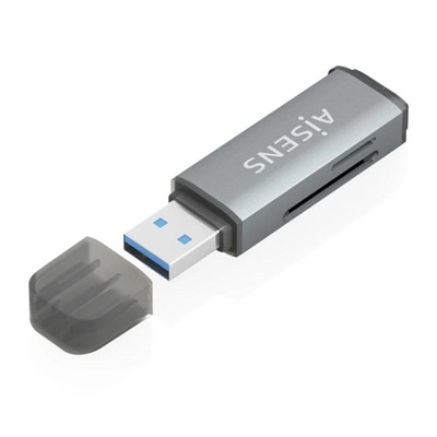 [APTALT0029] Aisens Lector Tarjetas SD MSD MMC RS-MMC MMCM USBA