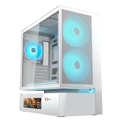 [ICACSM0888] Cougar Caja Semitorre CFV235 Mesh Vision White