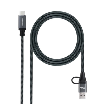 [APTAPC1232] Nanocable Cable USB3.2 100W USB-C+A/USB-C 2 M
