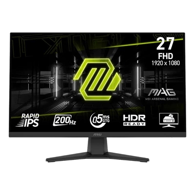 [FMOMLE1161] MSI MAG272F Monitor 27" Gaming  FHD 200hz HDMI DP
