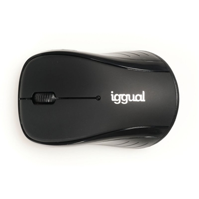 [FTRRIN0431] iggual Ratón inalámbrico WOM-BASIC-1600DPI negro
