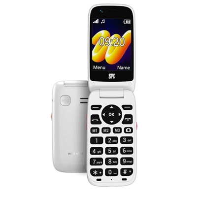 [NTETMM0096] SPC 2346B Wild Star 4G Movil 2.8" Circles FM Blanc