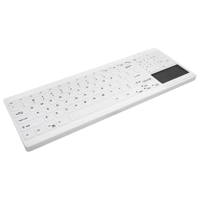 [FTRTUS0603] Cherry Teclado Touchpad lavable/desinfe USB Blanco