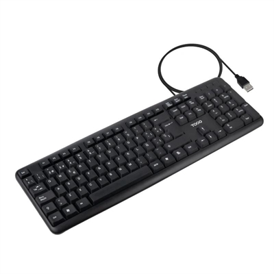 [FTRTUS0605] Tooq Teclado USB estándar 104 teclas Negro