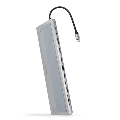 [AISCCI0807] Nanocable Dock 3xUSB-A+USB-C+PD+2xHDMI+DP+RJ45+SD