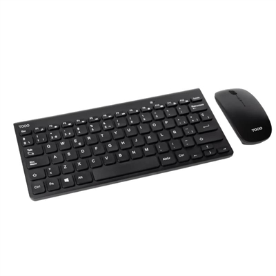 [FTRCTR0276] Tooq Teclado + Ratón TQKMW-3101-B Slim inalámbrico