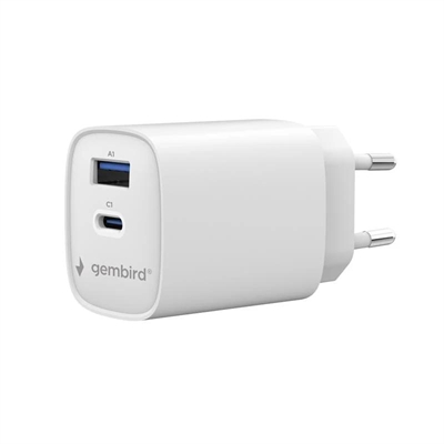 [AATCAT0544] Gembird Cargador rápido USB de 2 puertos y 45 W