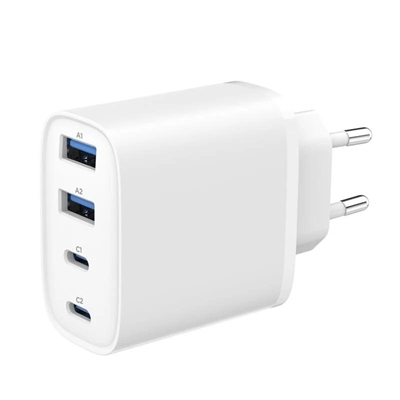 [AATCAT0545] Gembird Cargador rápido USB PD 4 puertos 40 W GaN