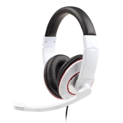 [MAUAMI1405] Gembird Auriculares control de volumen blanco