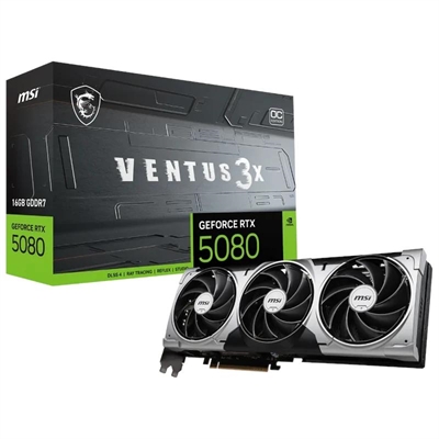 [ITGPE70106] MSI VGA NVIDIA RTX 5080 16G VENTUS 3X OC BLACK