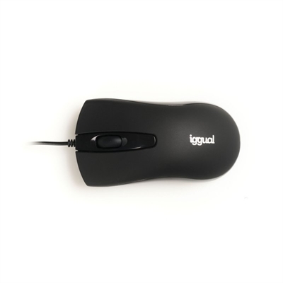 [FTRRCA0711] iggual Ratón óptico COM-BUSINESS-1200DPI negro