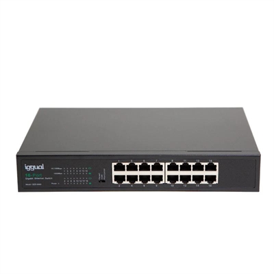 [NSWSAR0354] iggual Switch Gigabit 16 puertos 1000Mbps GES16000