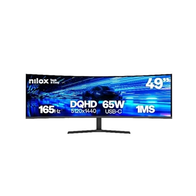 [FMOMLE1189] Nilox NXM49CRVDC2 Monitor 49" DQHD 165hz MM AA cur