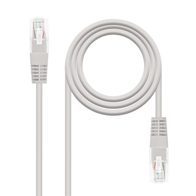 [ANEAHE0739] Nanocable Latiguillo Categoria 5E UTP 1,5 M Gris