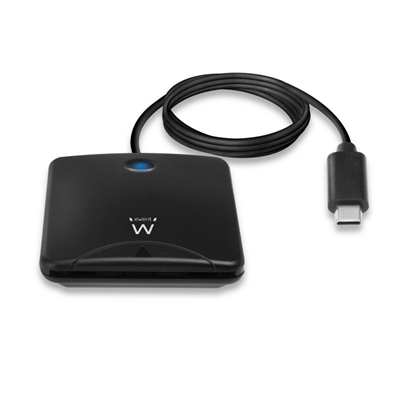 [FLTLCH0040] EWENT EW1055 Lector Tarjetas USB-C/ DNI electronic