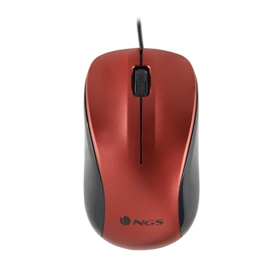 [FTRRIN0446] NGS Ratón Óptico WIRED RED