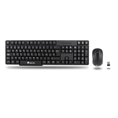 [FTRCTR0189] NGS EUPHORIAKIT TECL + RATON WIRELESS 2,4GHZ NEGRO