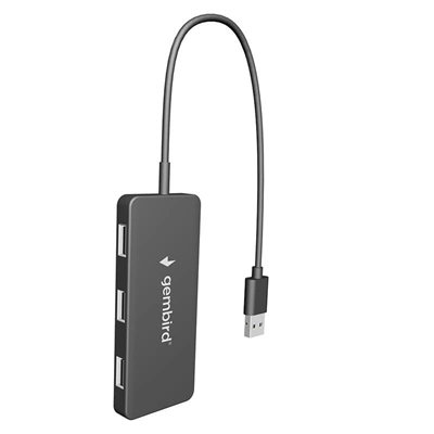[AAOAUS0281] Gembird Concentrador USB 2.0 de 4 puertos