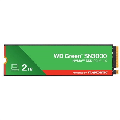 [IAIDSO0852] WD Green SN3000 SSD 2TB PCIe Gen4  NVMe