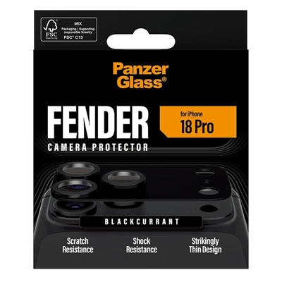 [AATFYC3658] PanzerGlass Fender Camera Protect iPh 18Pro Black