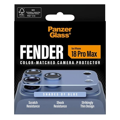 [AATFYC3662] PanzerGlass Fender Camera Protec iPh 18ProMax Blue