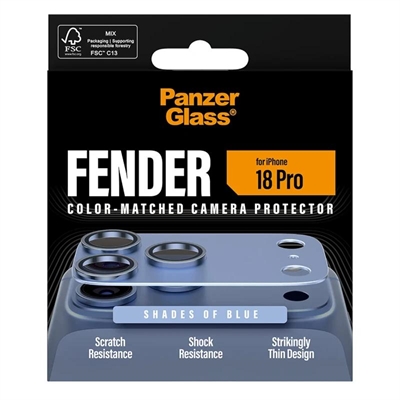 [AATFYC3663] PanzerGlass Fender Camera Protect iPh 18Pro Blue