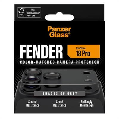 [AATFYC3664] PanzerGlass Fender Camera Protect iPh 18Pro Grey