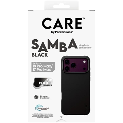[AATFYC3671] Care Samba Case Black iP MagSafe 18ProMax 17ProMax