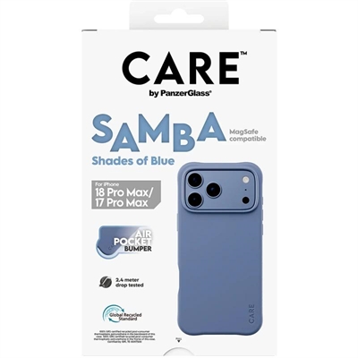 [AATFYC3674] Care Samba Case Shades Blue MagSafe iP 18PMx 17PMx