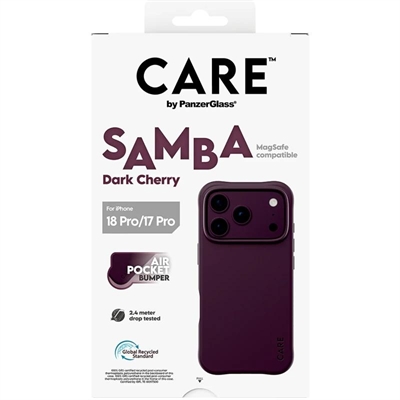 [AATFYC3675] Care Samba Case Cherry MagSafe iP 18Pro 17Pro