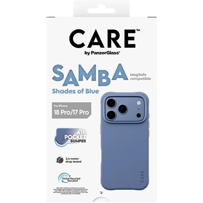 [AATFYC3677] Care Samba Case Shades Blue iP 18Pro 17Pro