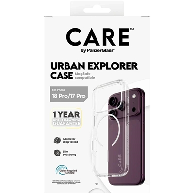 [AATFYC3682] Care Urban Case Trasparent MagSafe iP 18Pro 17Pro