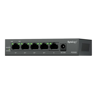 [NSWSSO0427] Synology PS500 Switch 4xG PoE+ 1xG 60W