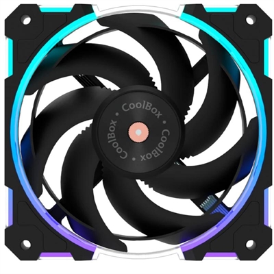[IMIVEN0641] Coolbox Gaming Ventilador X12 PWM Aux 12Cm ARGB