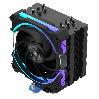 [IMIVEN0639] Coolbox Gaming Disipador CPU 6 Heatpipes 240W ARGB