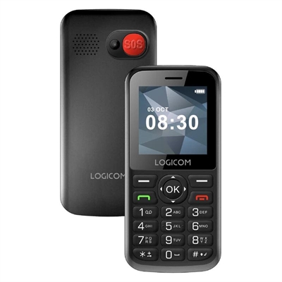 [NTETMM0098] Logicom Posh S85 Móvil Básico 4G 2.51" DS Negro