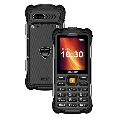 [NTETMM0100] Logicom Xtrem 60 Móvil Básico 4G 2.40" DS IP68 Neg